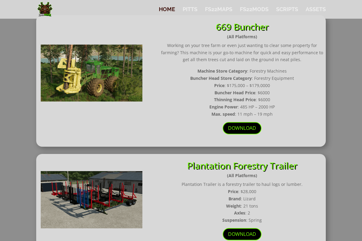 Mods library screenshot